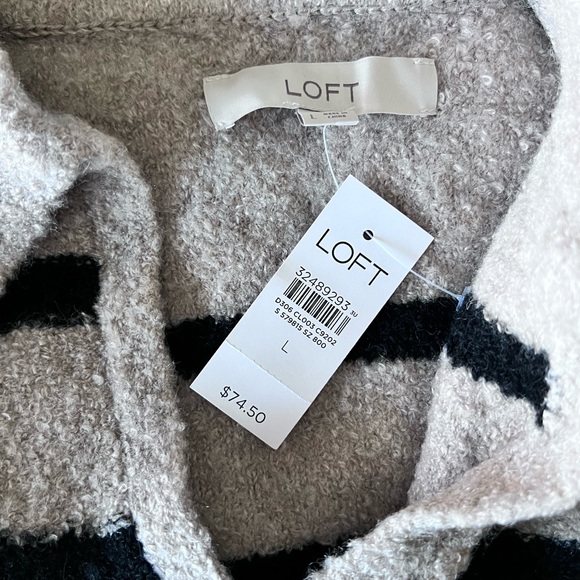 Loft polo v-neck sweater NWT - Picture 2 of 4